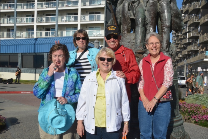 in Seaside at the Lewis & Clark Monument